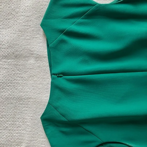 Ann Taylor Dress New Kelly Green Silky Sheath - Picture 7 of 9
